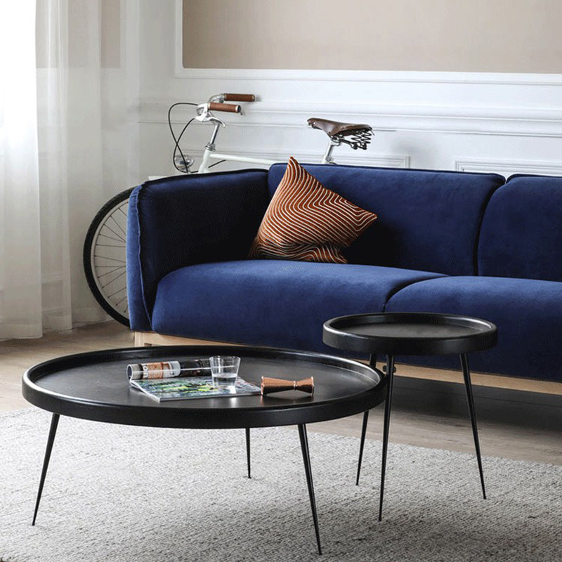 Modern Tray Top Coffee Table Round 3 Legs Coffee Table for Living Room Clearhalo 'Coffee & Accent Tables' 'Coffee Tables' 'coffee_tables' 'furn' 'furn_coffee_tables' 'Furniture' 'Living Room Furniture' 6620349