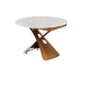 Glam Adjustable Height Coffee Table Slate Cross Legs Cocktail Table Gold Clearhalo 'Coffee & Accent Tables' 'Coffee Tables' 'coffee_tables' 'furn' 'furn_coffee_tables' 'Furniture' 'Living Room Furniture' 6620380