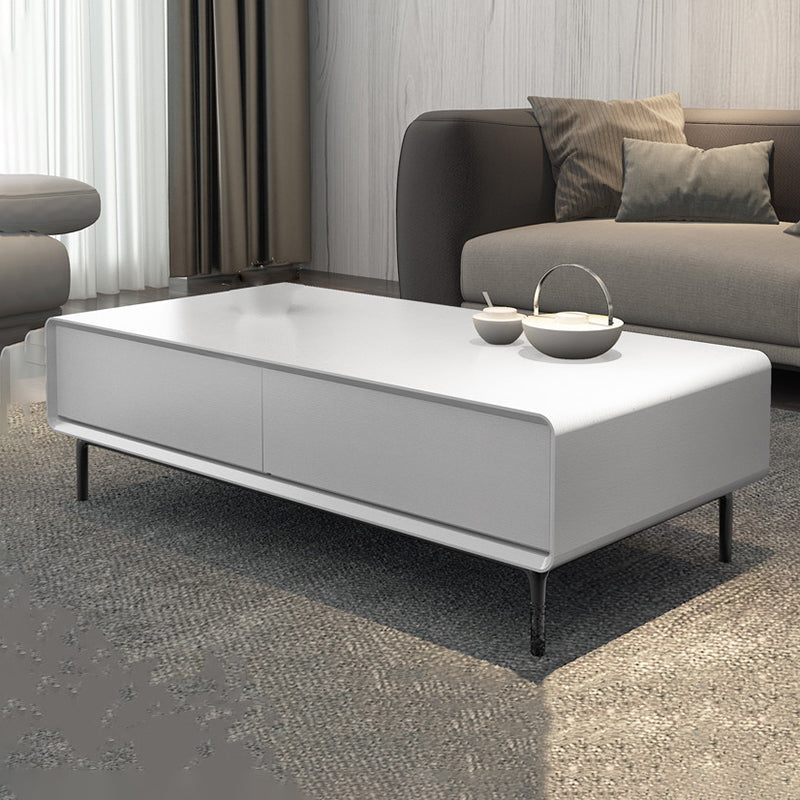 15"H Contemporary Coffee Table Single Coffee Cocktail Table with Storage Clearhalo 'Coffee & Accent Tables' 'Coffee Tables' 'coffee_tables' 'furn' 'furn_coffee_tables' 'Furniture' 'Living Room Furniture' 6620403