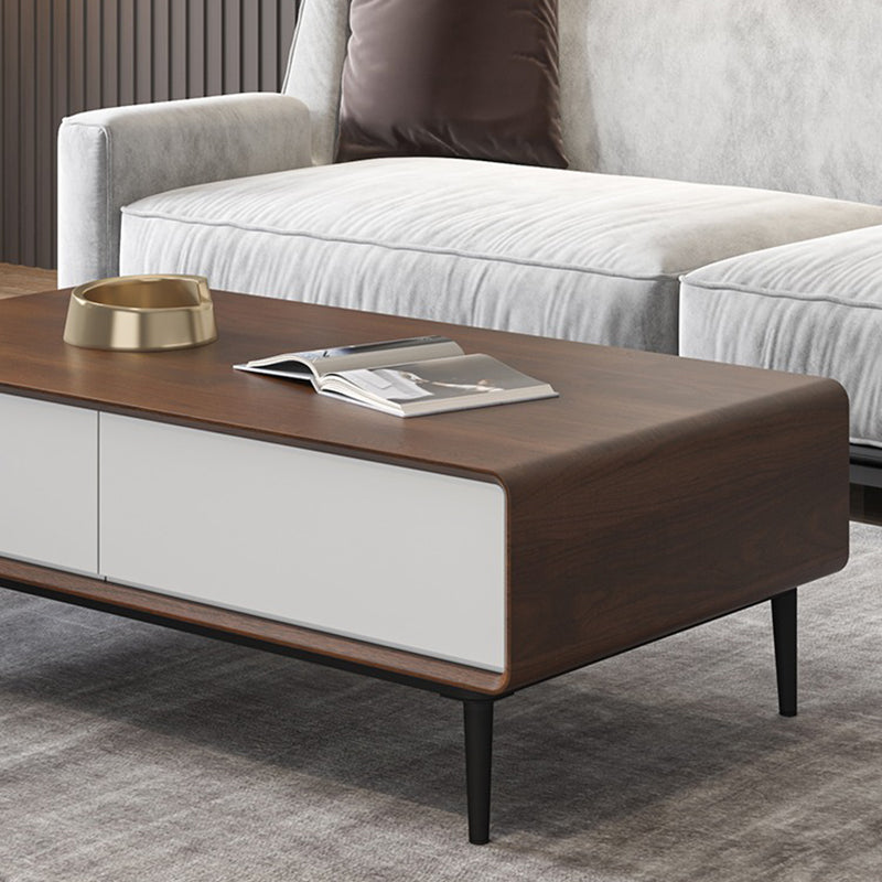 15"H Contemporary Coffee Table Single Coffee Cocktail Table with Storage Clearhalo 'Coffee & Accent Tables' 'Coffee Tables' 'coffee_tables' 'furn' 'furn_coffee_tables' 'Furniture' 'Living Room Furniture' 6620415