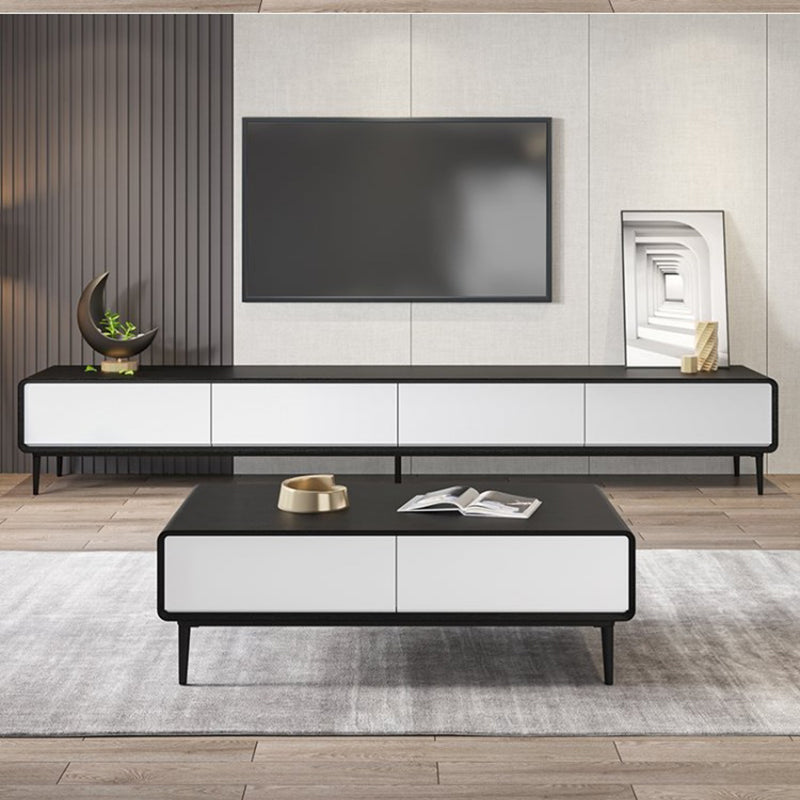 15"H Contemporary Coffee Table Single Coffee Cocktail Table with Storage Clearhalo 'Coffee & Accent Tables' 'Coffee Tables' 'coffee_tables' 'furn' 'furn_coffee_tables' 'Furniture' 'Living Room Furniture' 6620419