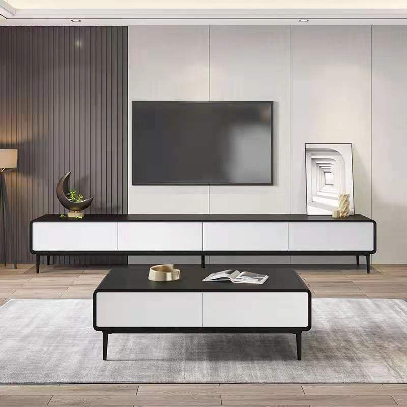 15"H Contemporary Coffee Table Single Coffee Cocktail Table with Storage Clearhalo 'Coffee & Accent Tables' 'Coffee Tables' 'coffee_tables' 'furn' 'furn_coffee_tables' 'Furniture' 'Living Room Furniture' 6620421