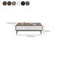 15"H Contemporary Coffee Table Single Coffee Cocktail Table with Storage Clearhalo 'Coffee & Accent Tables' 'Coffee Tables' 'coffee_tables' 'furn' 'furn_coffee_tables' 'Furniture' 'Living Room Furniture' 6620423
