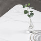 Ensemble de table basse sur pied en verre de table basse ronde moderne