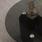 Ensemble de table basse sur pied en verre de table basse ronde moderne