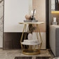 Luxurious Metal Side Table Round Frame Sofa Side Accent Table