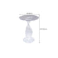 Tavolo laterale glam largo 18 "Piedistale acrilico Clear Accent Table
