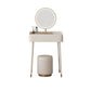 Tavolo da vanità in ardesia sgabello set da vanità bianco con specchio delle luci