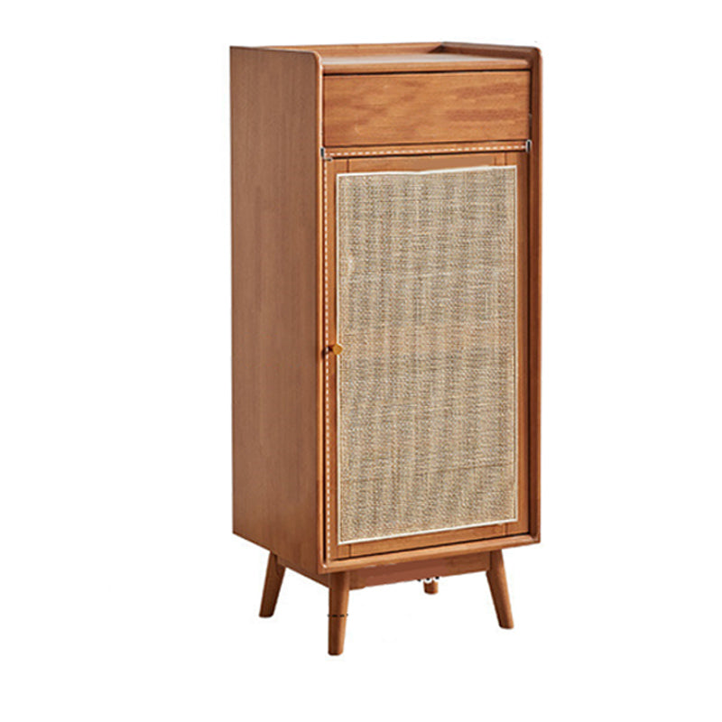 Mid-Century Modern Rectangle Storage Cabinet Natural Finish Accent Cabinet Clearhalo 'Cabinets & Chests' 'cabinets_chests' 'furn' 'furn_cabinets_chests' 'Furniture' 'Living Room Furniture' 6620985