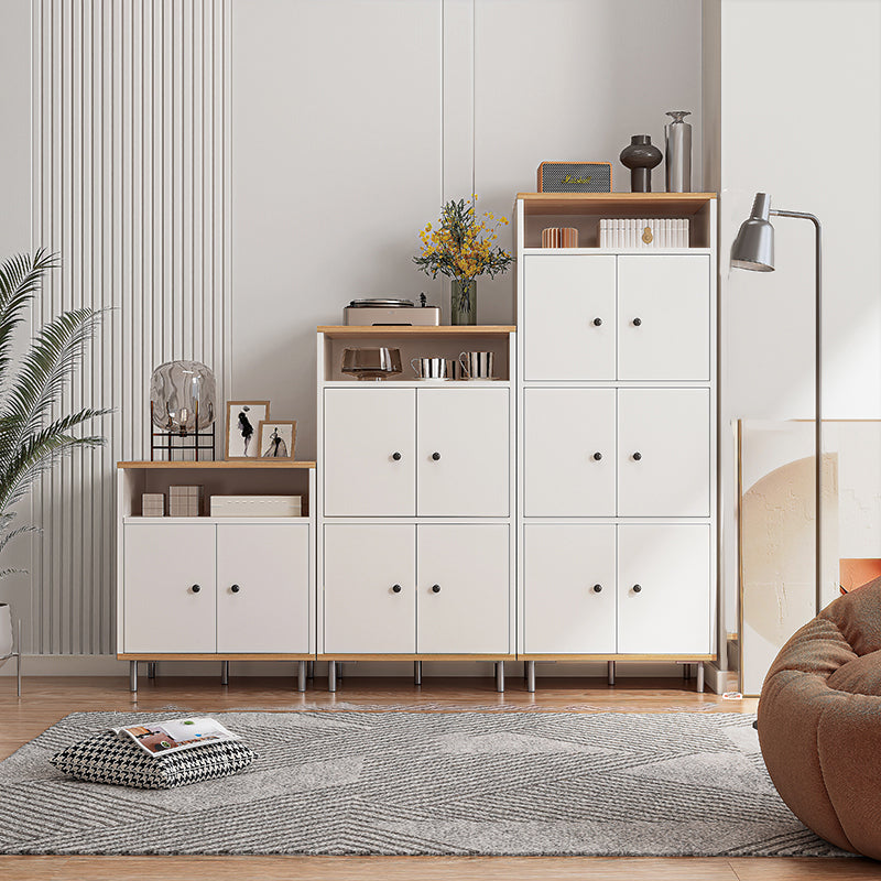 Knobs Storage Cabinet Square Straight Legs Wood Chest With Doors Clearhalo 'Cabinets & Chests' 'cabinets_chests' 'furn' 'furn_cabinets_chests' 'Furniture' 'Living Room Furniture' 6621004