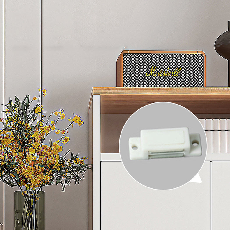 Knobs Storage Cabinet Square Straight Legs Wood Chest With Doors Clearhalo 'Cabinets & Chests' 'cabinets_chests' 'furn' 'furn_cabinets_chests' 'Furniture' 'Living Room Furniture' 6621011