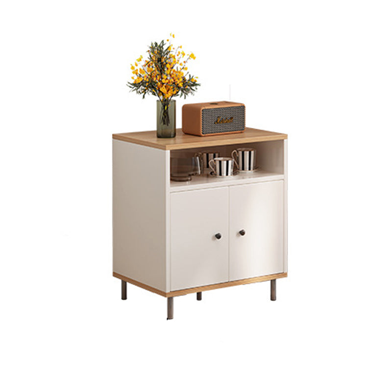 Knobs Storage Cabinet Square Straight Legs Wood Chest With Doors Clearhalo 'Cabinets & Chests' 'cabinets_chests' 'furn' 'furn_cabinets_chests' 'Furniture' 'Living Room Furniture' 6621022