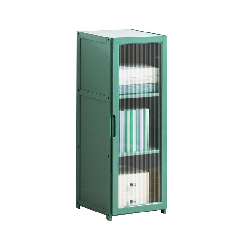 Mid-Century Modern Accent Cabinet Rectangle Straight Legs Storage Cabinet 11.8"L x 11.8"W x 30.7"H Green Clearhalo 'Cabinets & Chests' 'cabinets_chests' 'furn' 'furn_cabinets_chests' 'Furniture' 'Living Room Furniture' 6621053