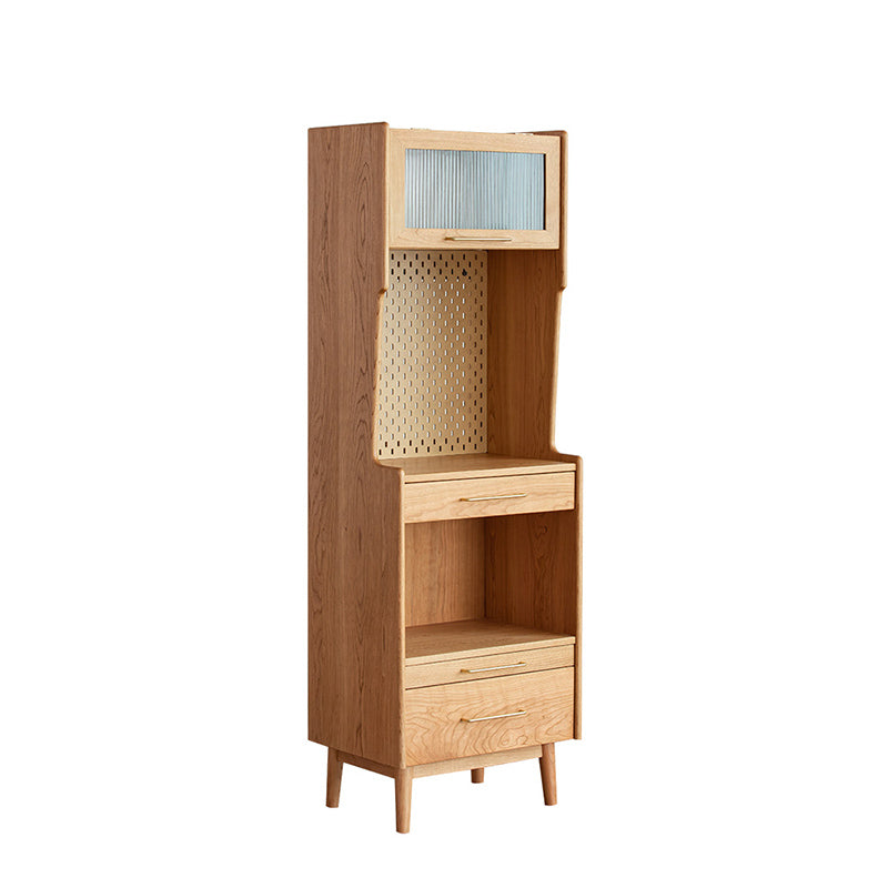 Mid-Century Modern Pine Accent Chest Solid Wood Rectangle Chest Cherry Clearhalo 'Cabinets & Chests' 'cabinets_chests' 'furn' 'furn_cabinets_chests' 'Furniture' 'Living Room Furniture' 6621118