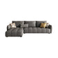 32"H Mid-Century Modern Sectional Sofa Leather Stain-Resistant Sleeper Sectional Tech Cloth Left Clearhalo 'furn' 'furn_sectionals' 'Furniture' 'Living Room Furniture' 'Sectionals' 6621158