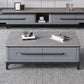 Contemporary Slate Coffee Table Single Rectangle Coffee Table with Storage Gray Clearhalo 'Coffee & Accent Tables' 'Coffee Tables' 'coffee_tables' 'furn' 'furn_coffee_tables' 'Furniture' 'Living Room Furniture' 6621266