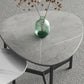 Table de cocktail contemporaine Table de cocktail basse en fausse pierre