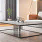Contemporary Slate Frame Coffee Table Standard Single Cocktail Table
