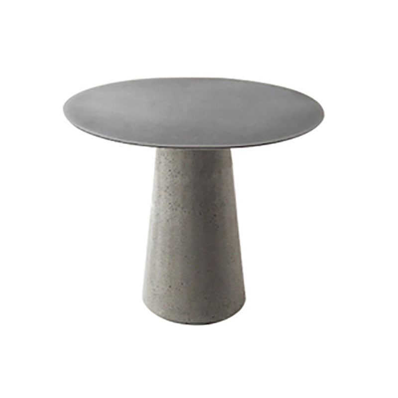 Tabella laterale superiore del ferro in calcestruzzo di divano di divano laterale tavolo