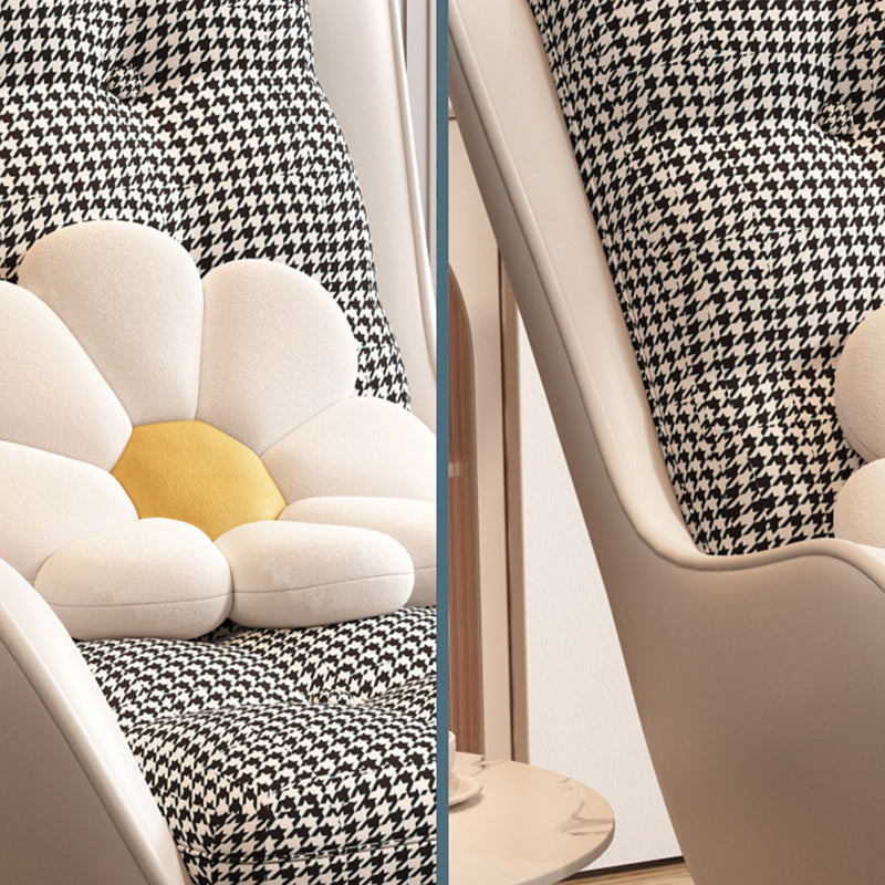 Chaise de culbuteur rembourrée rembourrée contemporaine