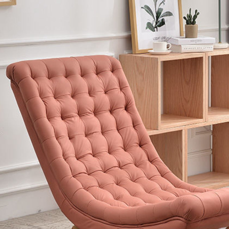 Fabric Rocker Chair Solid Color Contemporary Tufted Cushions Rocker Chair with Ottoman Clearhalo 'Chairs & Seating' 'furn' 'furn_rocking_chairs' 'Furniture' 'Living Room Furniture' 'Rocking Chairs' 'rocking_chairs' 6621629