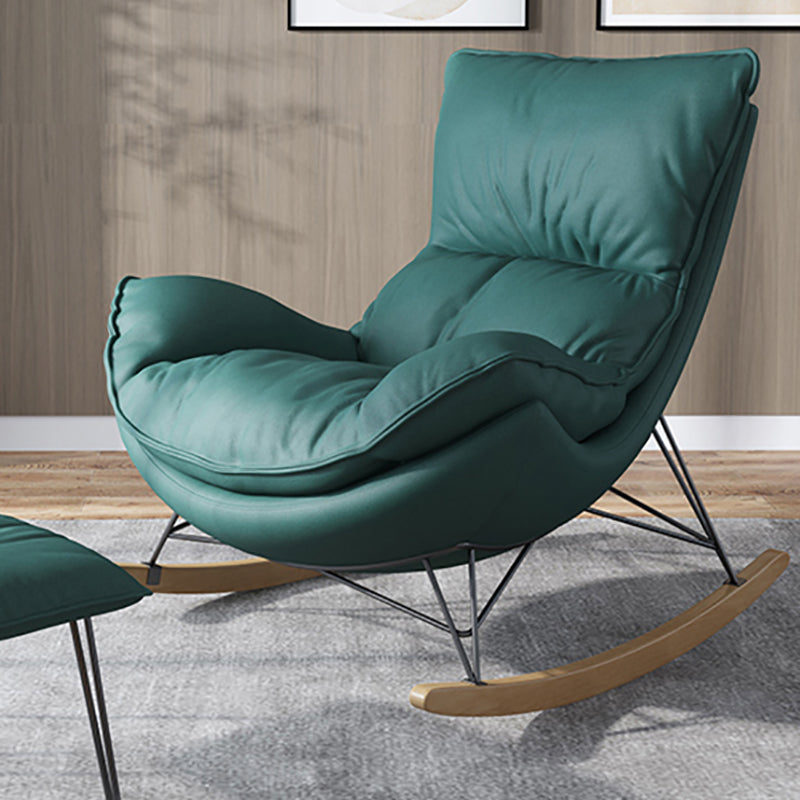 Chaise canapé de loisirs chaise de salon à tissu simple