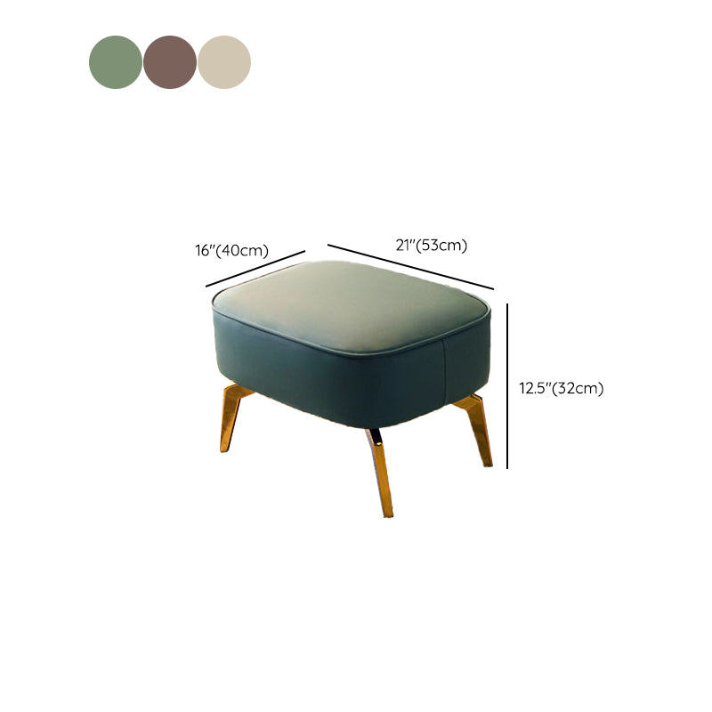 Magnifique chaise à bascule Fauve-chaise intérieure en cuir avec oreiller amovible