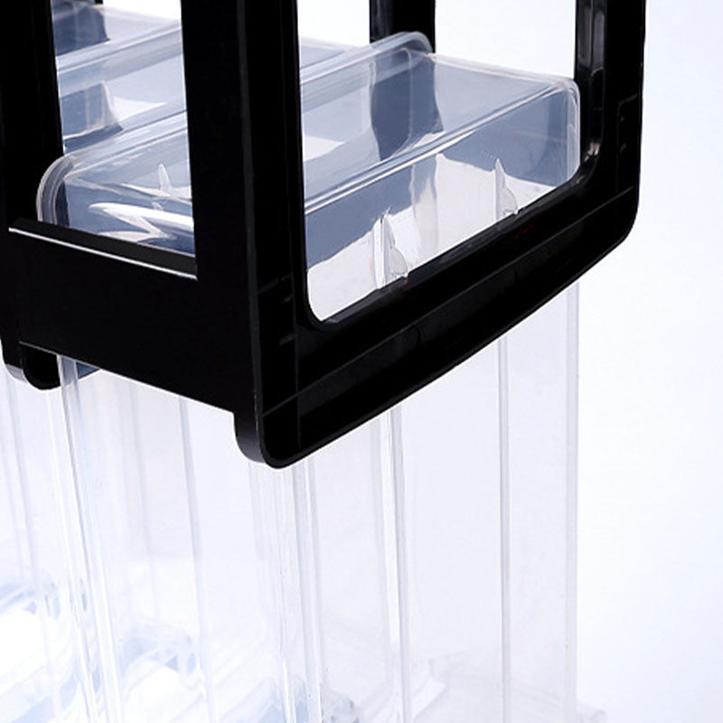 Classic File Cabinet Color Black Plastic Filing Cabinet with Drawers Clearhalo 'Filing Cabinets' 'filling_cabinets' 'furn' 'furn_filling_cabinets' 'Furniture' 'Office Furniture' 6622042