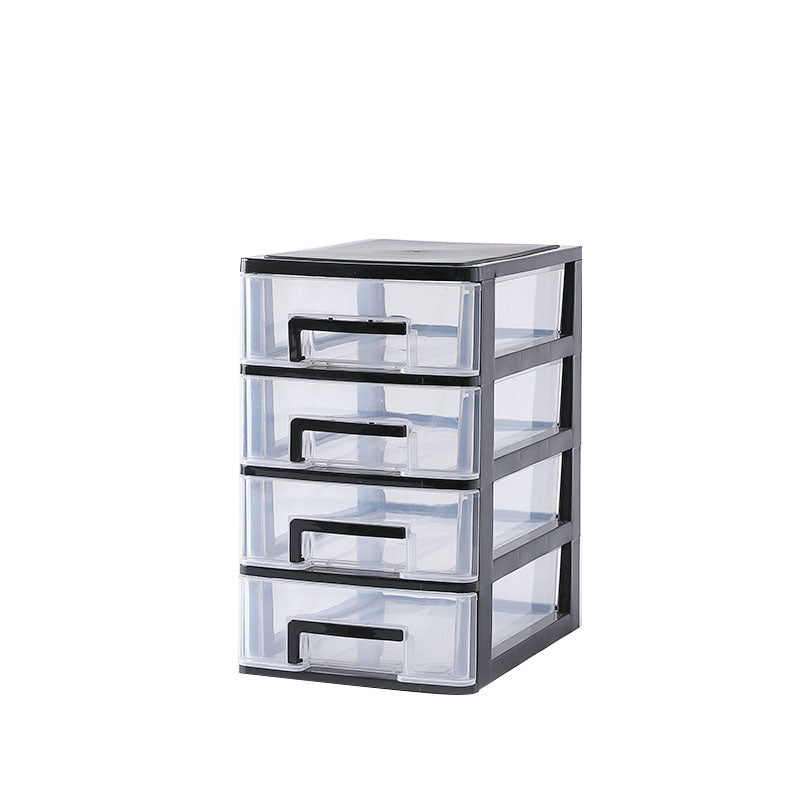 Classic File Cabinet Color Black Plastic Filing Cabinet with Drawers Clearhalo 'Filing Cabinets' 'filling_cabinets' 'furn' 'furn_filling_cabinets' 'Furniture' 'Office Furniture' 6622043