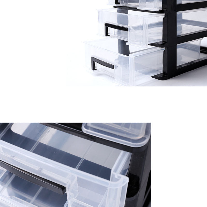 Classic File Cabinet Color Black Plastic Filing Cabinet with Drawers Clearhalo 'Filing Cabinets' 'filling_cabinets' 'furn' 'furn_filling_cabinets' 'Furniture' 'Office Furniture' 6622044