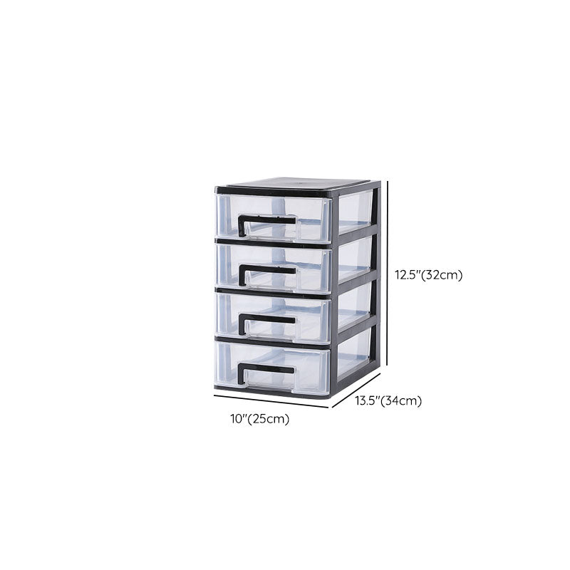 Classic File Cabinet Color Black Plastic Filing Cabinet with Drawers Clearhalo 'Filing Cabinets' 'filling_cabinets' 'furn' 'furn_filling_cabinets' 'Furniture' 'Office Furniture' 6622049