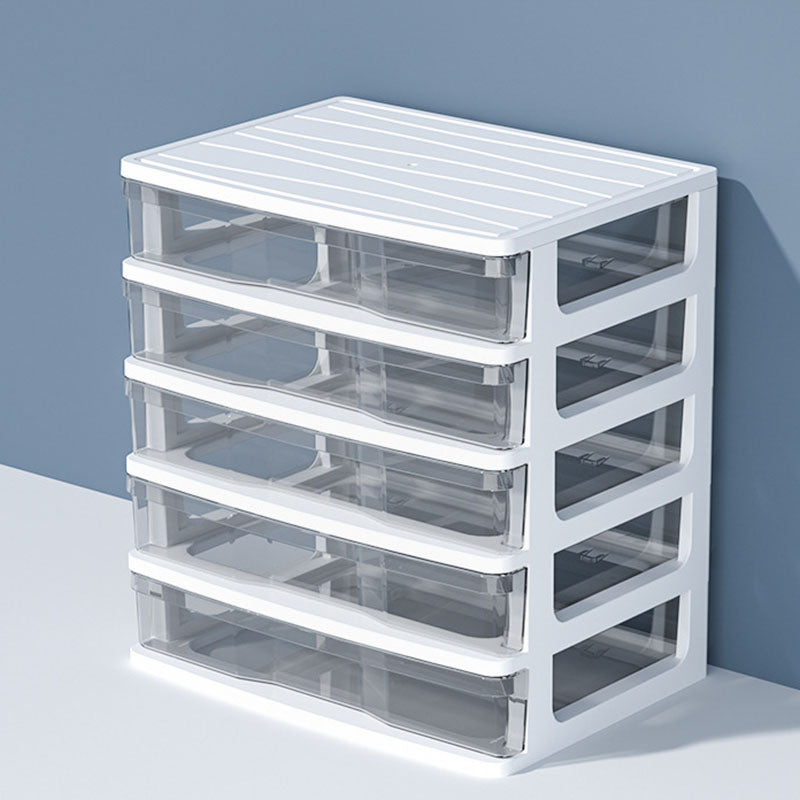 Leisure File Cabinet Plain Office Drawers Acrylic File Cabinet White 5 Clearhalo 'Filing Cabinets' 'filling_cabinets' 'furn' 'furn_filling_cabinets' 'Furniture' 'Office Furniture' 6622062