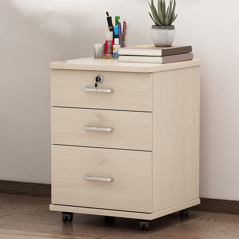 Locking Drawers File Cabinet Vertical Contemporary Wood File Cabinet 16"L x 16"W x 22"H Wood Clearhalo 'Filing Cabinets' 'filling_cabinets' 'furn' 'furn_filling_cabinets' 'Furniture' 'Office Furniture' 6622067