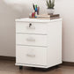 Locking Drawers File Cabinet Vertical Contemporary Wood File Cabinet 16"L x 16"W x 22"H White Clearhalo 'Filing Cabinets' 'filling_cabinets' 'furn' 'furn_filling_cabinets' 'Furniture' 'Office Furniture' 6622068