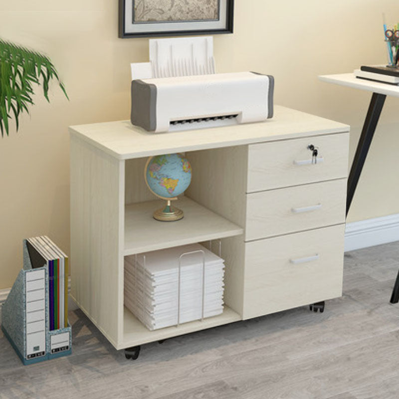 Locking Drawers File Cabinet Vertical Contemporary Wood File Cabinet 27.5"L x 16"W x 22"H Wood Clearhalo 'Filing Cabinets' 'filling_cabinets' 'furn' 'furn_filling_cabinets' 'Furniture' 'Office Furniture' 6622077