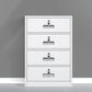 Contemporary File Cabinet Steel Frame Fireproof Vertical File Cabinet with Lock White 4 Clearhalo 'Filing Cabinets' 'filling_cabinets' 'furn' 'furn_filling_cabinets' 'Furniture' 'Office Furniture' 6622102