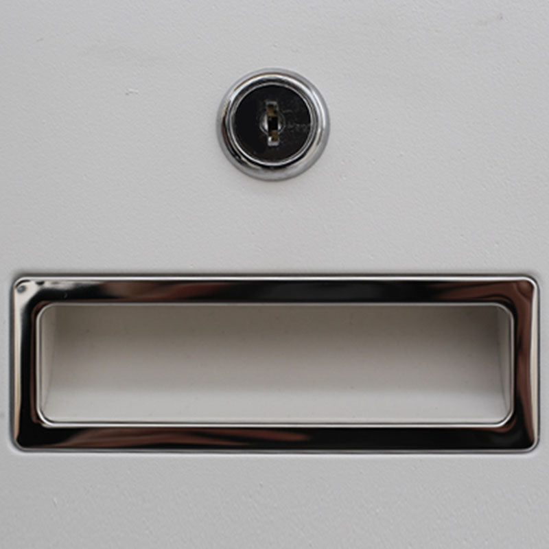 Contemporary File Cabinet Steel Frame Fireproof Vertical File Cabinet with Lock Clearhalo 'Filing Cabinets' 'filling_cabinets' 'furn' 'furn_filling_cabinets' 'Furniture' 'Office Furniture' 6622107