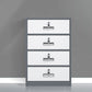 Contemporary File Cabinet Steel Frame Fireproof Vertical File Cabinet with Lock Gray-White 4 Clearhalo 'Filing Cabinets' 'filling_cabinets' 'furn' 'furn_filling_cabinets' 'Furniture' 'Office Furniture' 6622111