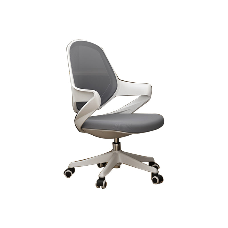 Modern Desk Chair Adjustable Seat Height Fixed Arms Office Chair with Wheels Clearhalo 'furn' 'furn_office_chair' 'Furniture' 'Office Chairs' 'Office Furniture' 'office_chair' 6622574