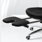 Chaise de bureau moderne Hauteur de siège réglable chaise de bureau noire avec roues