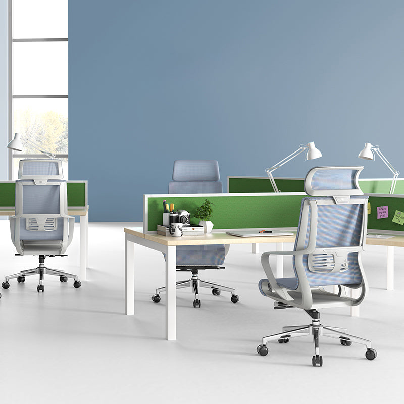 Schuif moderne bureaustoel verstelbare stoelhoogte vaste wapenstoel met wielen met wielen