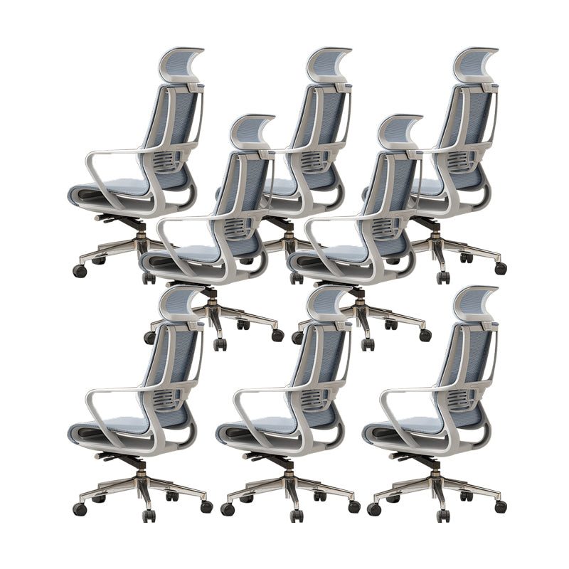 Schuif moderne bureaustoel verstelbare stoelhoogte vaste wapenstoel met wielen met wielen