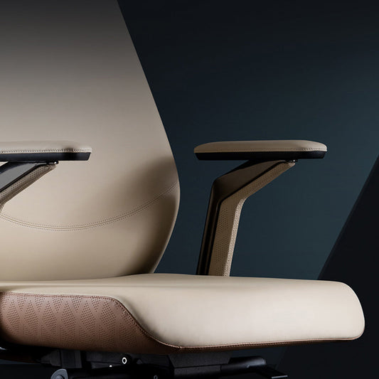 Contemporary Swivel Executive Chair Padded Arms Managers Chair for Office Clearhalo 'furn' 'furn_office_chair' 'Furniture' 'Office Chairs' 'Office Furniture' 'office_chair' 6622820