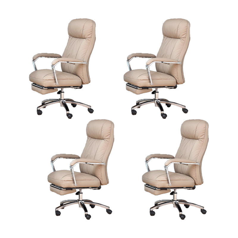 Moderner Schreibtischstuhl Verstellbare Sitzhöhe gepolstert Waffen Office Stuhl mit Rädern