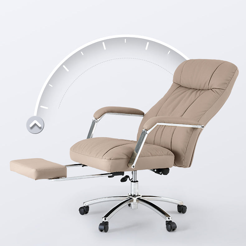 Moderner Schreibtischstuhl Verstellbare Sitzhöhe gepolstert Waffen Office Stuhl mit Rädern