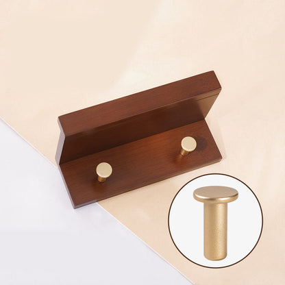 Wall-Mounted Coat Hanger Wood Modern Coat Rack for Living Room Red Brown 1 Piece 2 Clearhalo 'Entry & Mudroom Furniture' 'furn' 'furn_hall_tree_coat_racks' 'Furniture' 'Hall Trees & Coat Racks' 'hall_tree_coat_racks' 6622894