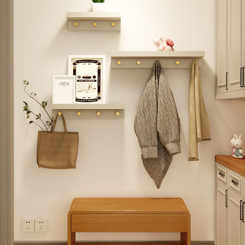 Wall-Mounted Coat Hanger Wood Modern Coat Rack for Living Room Clearhalo 'Entry & Mudroom Furniture' 'furn' 'furn_hall_tree_coat_racks' 'Furniture' 'Hall Trees & Coat Racks' 'hall_tree_coat_racks' 6622913