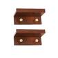 Wall-Mounted Coat Hanger Wood Modern Coat Rack for Living Room Red Brown 2 Piece Set 2 Clearhalo 'Entry & Mudroom Furniture' 'furn' 'furn_hall_tree_coat_racks' 'Furniture' 'Hall Trees & Coat Racks' 'hall_tree_coat_racks' 6622925