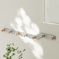 Metal and Wood Coat Rack Contemporary Style Home Wall Hanging Coat Hanger Grey 1 Piece 7 Clearhalo 'Entry & Mudroom Furniture' 'furn' 'furn_hall_tree_coat_racks' 'Furniture' 'Hall Trees & Coat Racks' 'hall_tree_coat_racks' 6622944