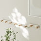 Metal and Wood Coat Rack Contemporary Style Home Wall Hanging Coat Hanger White 1 Piece 8 Clearhalo 'Entry & Mudroom Furniture' 'furn' 'furn_hall_tree_coat_racks' 'Furniture' 'Hall Trees & Coat Racks' 'hall_tree_coat_racks' 6622946